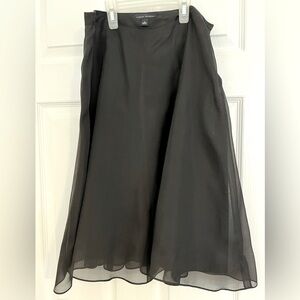 Black dressy skirt with side zipper
